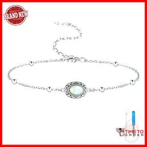 Sterling Silver Cremation Bracelet Memorial Keepsake Adjustable Elegant Minimal